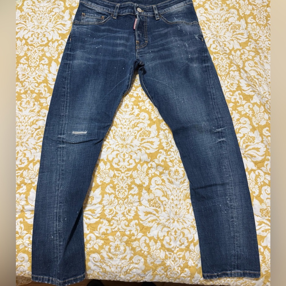 DSQUARED2 Dark Blue Slim Jeans